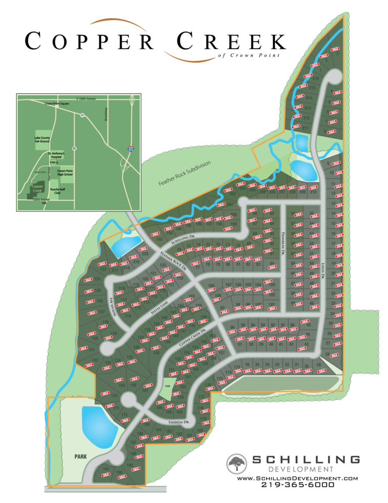 Copper Creek Crown Point, IN Schilling Development